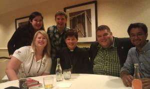 Thomas with Presiding Bishop Elect, Bishop Eaton