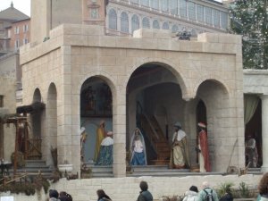 A Nativity Outside of the Vatican (photographed and seen by me in January 2008)