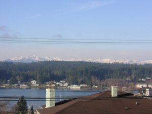 View of the Olympics (from First Lutheran Church in Poulsbo, WA. Taken 12/31/06).