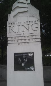 Martin Luther King Jr. National Historic Site (photo taken by Tamara Siburg)