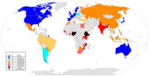 One of the many maps that show some of the details of the Social Progress Index