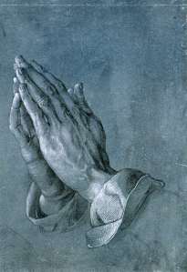 Hands in prayer