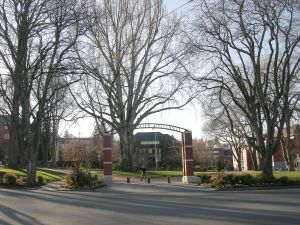 Part of the campus of Seattle Pacific University