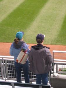 One of the many things that Allison and I have in common, is our love of baseball and especially the Seattle Mariners. This is just one of the countless times we have gone to a game together. We were early, watching on at batting practice hoping to snag a ball. We didn't end up with one, but there's always next time.