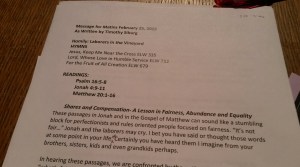 "Proclaim" - a message in development perhaps? 