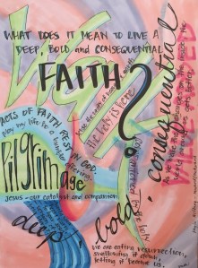 "deep, bold, consequential faith" by Vonda Drees