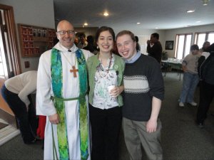 I am particularly grateful for Pr. Fred (pictured here with Allison and me). Not only has he been a colleague and partner in ministry in 2 congregations with me, he has been a great friend, and a wonderful supporter and go-to person for Allison and I in our early years of marriage. 
