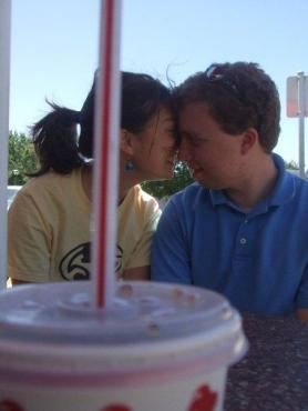 What happened the first time that Allison and I were at an In-N-Out together. 