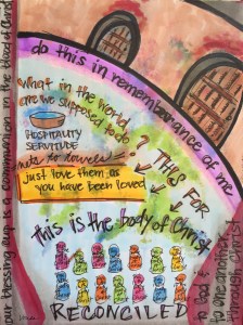 "nets to towels" by Vonda Drees