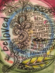 "beloved," by Vonda Drees. 