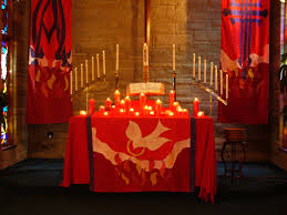 What Pentecost Sunday may look like in a sanctuary near you. 