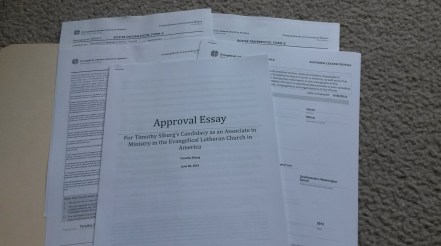 Essay and forms for approval and assignment