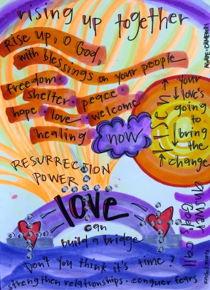 "building bridges" by Vonda Drees