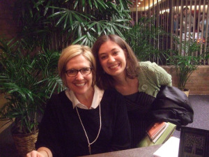 My wife Allison meeting Brene Brown
